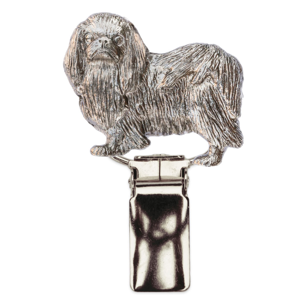 【※要 発送期間 約1〜3ヶ月】 狆（チン） イギリス製 アート ドッグ ショー リング クリップ コレクシ..