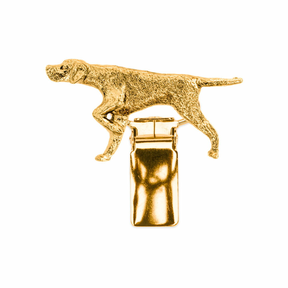 【※要 発送期間 約1〜3ヶ月】 ポインター（イングリッシュポインター） イギリス製 22ct ゴールドプレ..