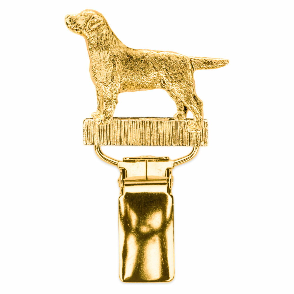 【※要 発送期間 約1〜3ヶ月】 ラブラドールレトリバー イギリス製 22ct ゴールドプレート アート ドッ..