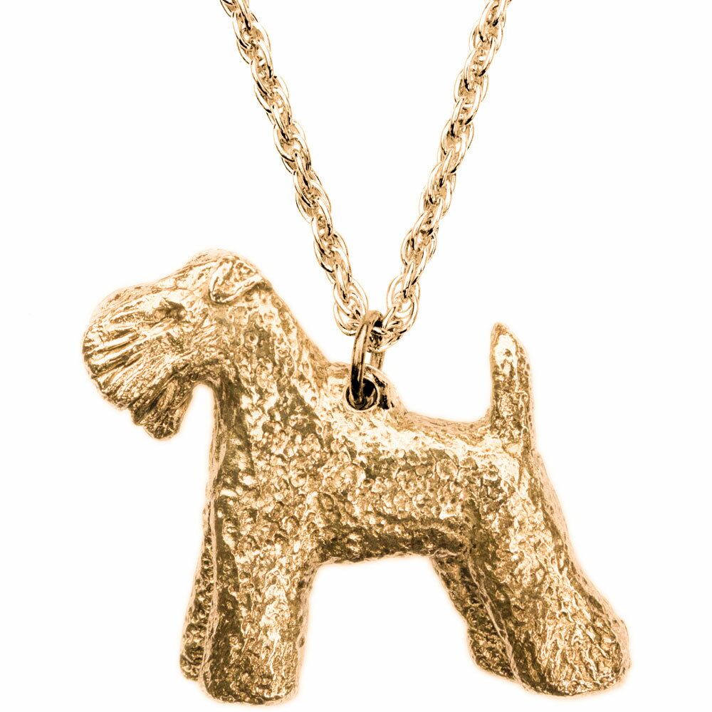 【※要 発送期間 約1〜3ヶ月】 ケリーブルーテリア イギリス製 アート ドッグ ペンダント ネックレス コ..