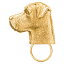 【※要 発送期間 約1〜3ヶ月】 グレートデン（ヘッド） イギリス製 22ct ゴールドプレート アート ドッグ スペクタクルホルダー ( メガネホルダー 眼鏡ホルダー めがねホルダー グラスホルダー ) 英国製 犬 グッズ