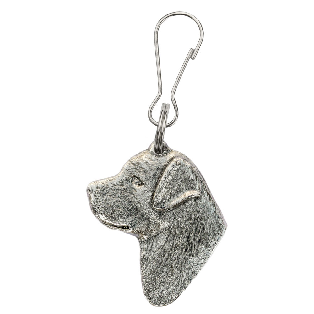 【※要 発送期間 約1〜3ヶ月】 ラブラドールレトリバー（ヘッド） イギリス製 アート ドッグ ジッププル..