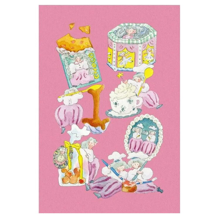dodoluluポストカード chocolatier 1枚入 M04-PPA-280 ACTIVE 30個までメール便可能 M在庫-2-C2