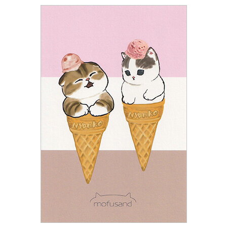 mofusand夏柄ポストカード 1枚入 PF-152s ACTIVE 30枚までメール便可能 M在庫-2-C2