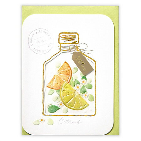 誕生祝いグリーティングカード インザボトル・シトラス EAP-790-141 Hallmark 28個までメール便可能 M在庫-2-C2