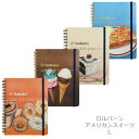 【限定】 ロルバーン アメリカンスイーツ ポケット付メモL 方眼罫/ミシン目入 501317 DELFONICS 4冊までメール便可能 M在庫