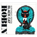 黒猫意匠ブロックメモ 黒猫ろびん・椅子 4柄120枚 22-756 表現社 6個までメール便可能 M在庫-2-C3