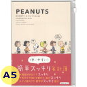 【スヌーピー家計簿　ベージュ　A5サイズ　EFK-818-470】可愛いスヌーピーデザインの家計簿※3冊までネコポス便可能[Hallmark][M在庫]