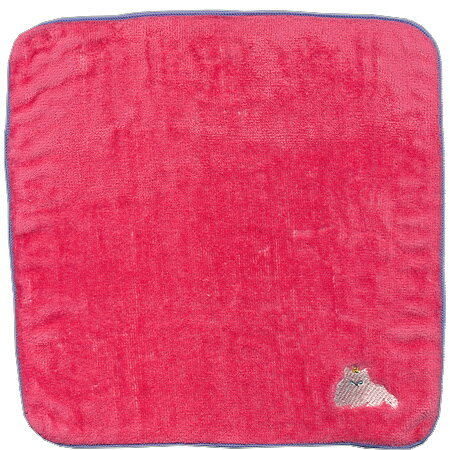 タオルハンカチ 猫 235×235mm 09907 ※4個までネコポス便可能 クーリア M在庫-2-E7