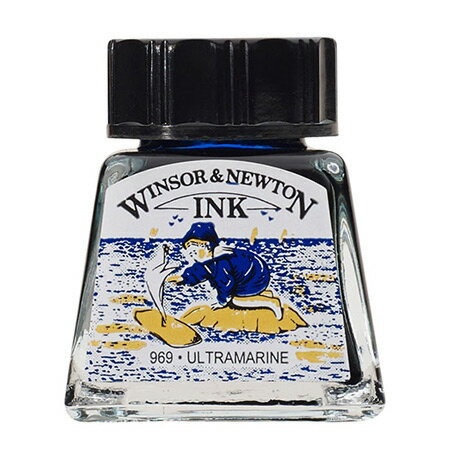 ドローイングインク14ml ウルトラマリン 660C ※ネコポス便不可 WINSOR&NEWTON