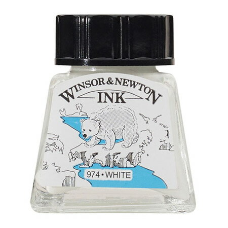 ドローイングインク14ml ホワイト 702A ※ネコポス便不可 WINSOR NEWTON