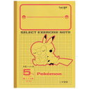 ポケモン学習ノート ピカチュウ・ポッチャマ・ゲンガー 5mm方眼リーダー入 B5サイズ KP-5D ※6冊までネコポス便可能 文運堂 M在庫