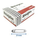 スナッピン(安全ピン) 長さ31mm 100本入 No.2 マーゼン 6個までメール便可能(3)