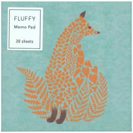 フラッフィーメモパッド きつね 30枚 1269 ※8冊までネコポス便可能 sotlight M在庫-2-C3