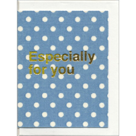 封筒付ミニカード 水色ドット GT-326B 40個までメール便可能 トコナッツ M在庫-2-C1