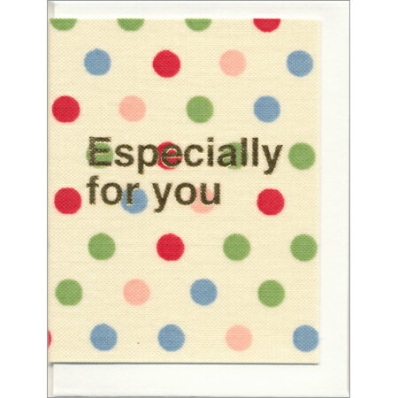 封筒付ミニカード カラフルドット GT-326K トコナッツ M在庫-2-C1 40個までメール便可能