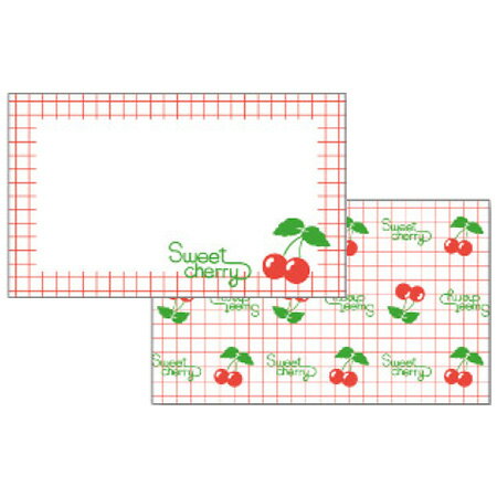 シモジマシリーズ ミニカード チェリー 55×91mm 10枚 SM4203 40個までメール便可能 大阪フロンティア M在庫-2-C1