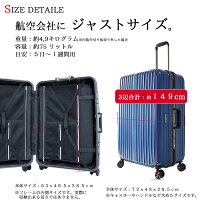 スーツケースキャリーケースキャリーバッグLサイズ70L送料無料軽量大型トランク旅行かばんおしゃれTSAロックかわいい4輪10P03Dec16