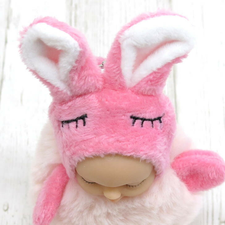 MY LUCKY BABY ラッキーベイビー うさぎぬいぐるみキーホルダー ちびうさぎ 着ぐるみ バッグ チャーム 幸運グッズ ギフト プレゼント かわいい 赤ちゃん