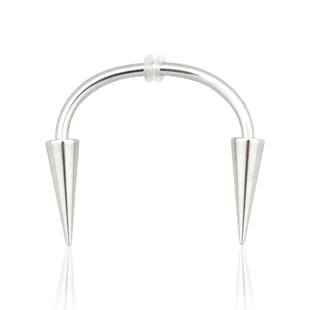 大人気　ボディピアス　ステンレス　スクランパー　牙ピアス　14G　16G　ジュエリー　アクセサリー　　ボディピ　ジュエリーポーチ付き　メンズ　レディース　ギフト　プレゼント