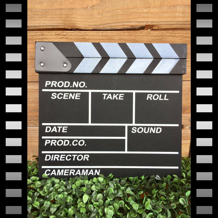 カチンコ　アメリカン雑貨　ハリウッド　ムービー　映画撮影　インテリア　clapperboard　クラッパーボード　ガレージ　カフェ　ダイナー　カリフォルニア 2