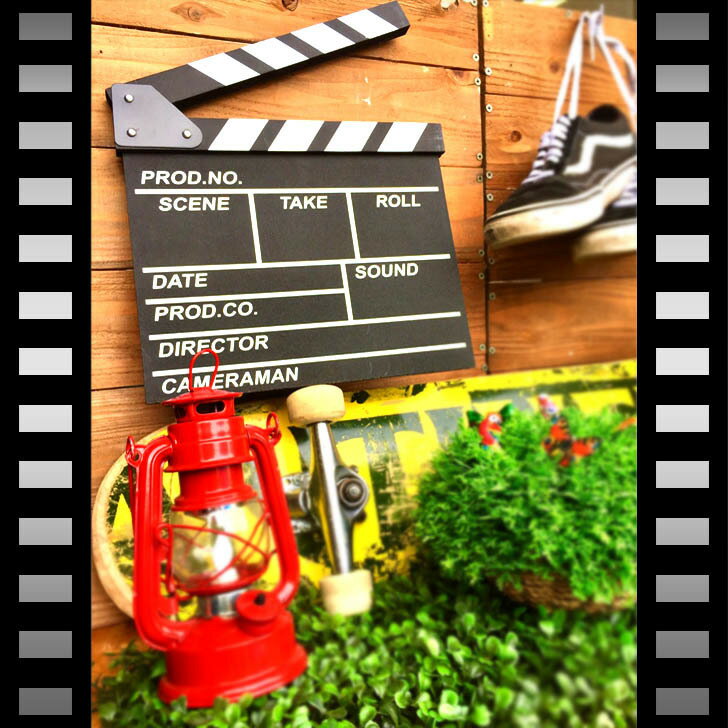 カチンコ　アメリカン雑貨　ハリウッド　ムービー　映画撮影　インテリア　clapperboard　クラッパーボード　ガレージ　カフェ　ダイナー　カリフォルニア 3