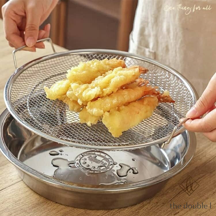 蒸しざる ステンレス 蒸し器 18 20 22cm 食洗機対応 蒸し皿 ザル フライパン 蒸し 野菜 蒸し籠 肉まん 揚げ物 油切り 網 皿 平ざる 蒸し料理 湯切り 水切り かご 蒸し網 フライパン蒸し器 むしき 調理器具 キッチン用品 多機能 耐熱 丈夫 錆びにくい the-double-l-10003391 the double l楽天市場店 サンプル画像2