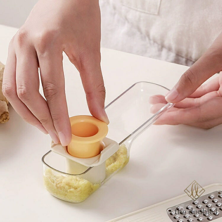 3in1 生姜 おろし器 しょうが にんにく スライサー ガーリック グラインダー 薬味おろし フルーツベジタブルカッター ニンニクつぶし器 ポータブル ジンジャーグレーター キッチンガジェット 持ち運び便利 多機能 調理ツール 時短調理 the-double-l-10003520 the double l楽天市場店 サンプル画像3