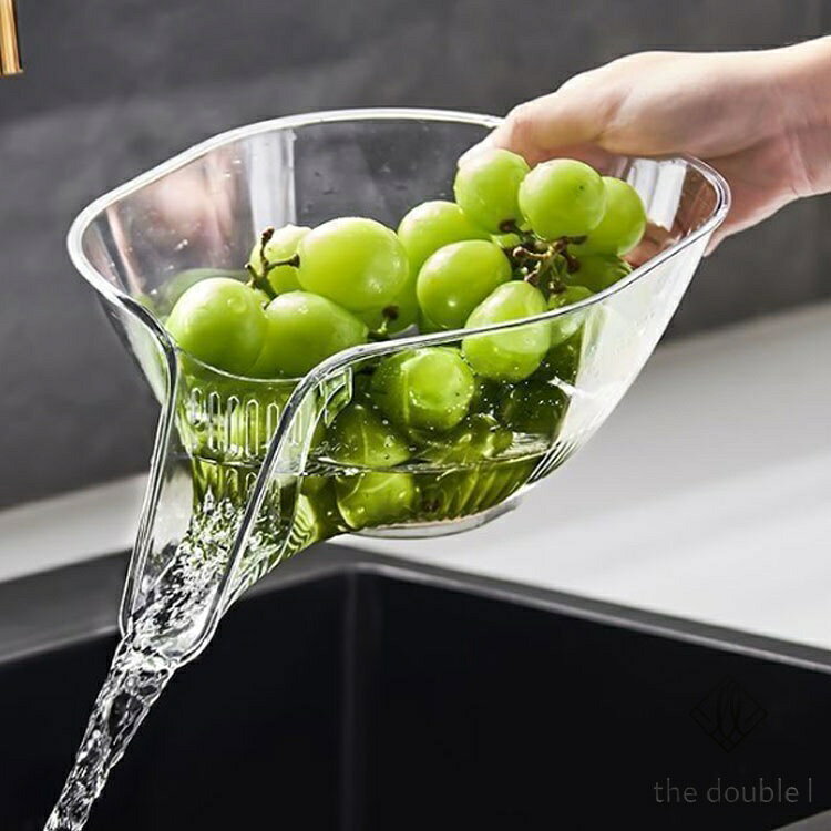 ボウル ざる キッチン用品 シンクザル 水切りバスケット 野菜洗い 麺類 野菜水切り 果物洗い 洗い物用 2個セット 2個セット 肉 ストレーナー 湯切り可能 料理用 調理器具 台所用品 キッチンツール the-double-l-10003850 the double l楽天市場店 サンプル画像3