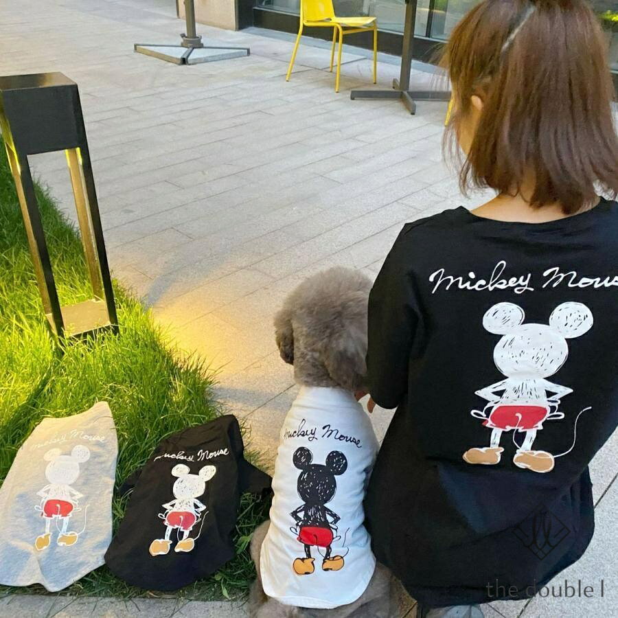 犬の服 ペットとお揃いTシャツ ペット親子お揃い ペア犬用　半袖Tシャツ夏服　犬服親子 ドッグウェア ドッグウェア お出かけに 素材：棉 メーカー希望小売価格はメーカーサイトに基づいて掲載しています