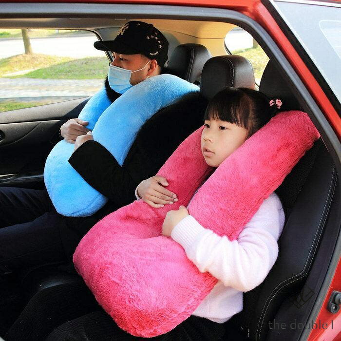 ヘッドレスト シートベルトクッション 車用枕 H型 腰枕 冷感 抱き枕 車用パッド シ...