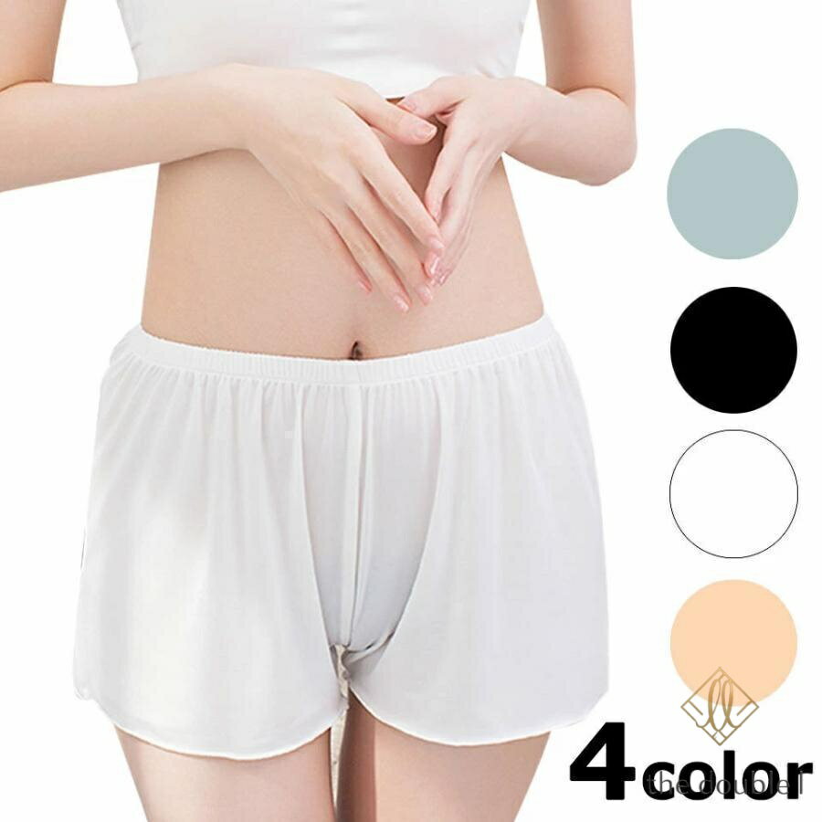 Petticoat - ペチパンツ レース レディース ショート ペチコート キュロット ペチパン フレアパンツ ストレッチ 透けない インナー パンツ ショートパンツ