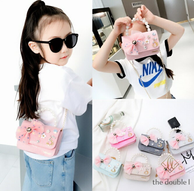 Rakuten - ハンドバッグ キッズバッグ キッズ ショルダーバッグ 子供 女の子 かわいい プレゼント ピンク ポシェット 通園 移動ポケット 斜め掛けバッグ