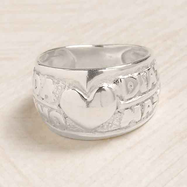 樂天商城 - シルバーリング(ハート)［シルバーアクセサリーシリーズ］