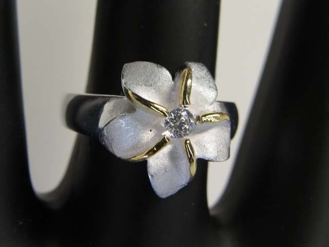 樂天商城 - プルメリア Puamelia リング ☆ シルバーリング ＜メール便不可商品です＞