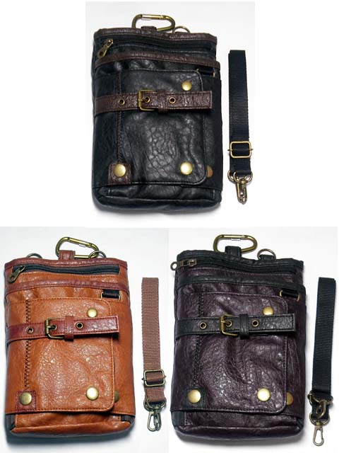 樂天商城 - 収納 便利 ☆本格派 縦長 シザーバッグ ( サコッシュ タイプ )