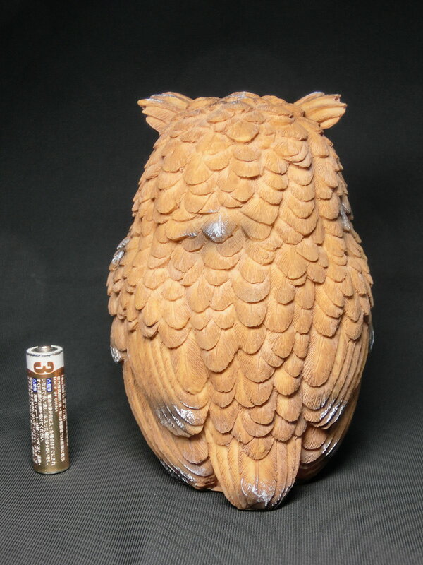 開運 茶 フクロウ (高さ約14.5cm) ふくろうチャーム付【風水置物・開運置物・幸運の置物】 風水グッズ 開運グッズ ( ふくろう 梟 ) ミミズク ミミヅク トリの置物 酉年の置物 酉の置物 干支 鳥 トリ 酉 置物 正月 お年賀 正月飾り the-eikoh-10001945 エイコウストア 開運金運縁起万屋 サンプル画像2
