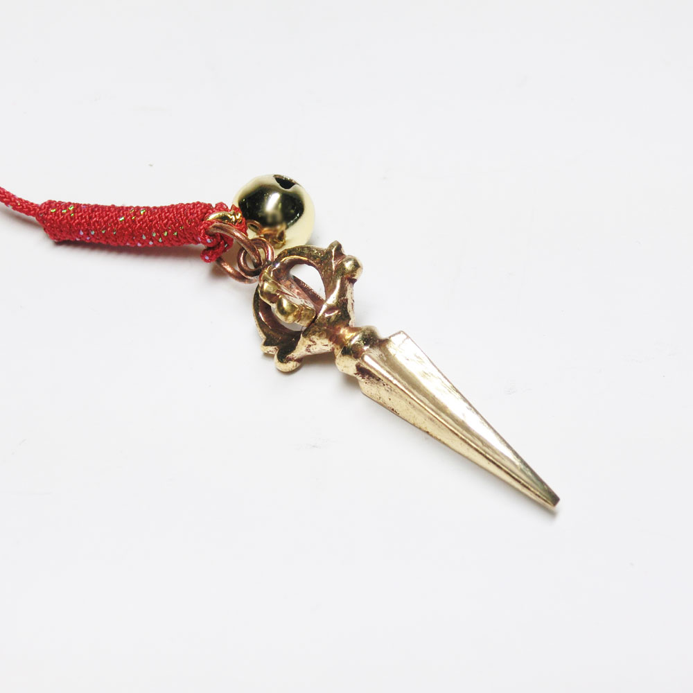 ミニ ヴァジュラ 独鈷杵 御守り 【密教御守り・開運お守り・幸運おまもり】