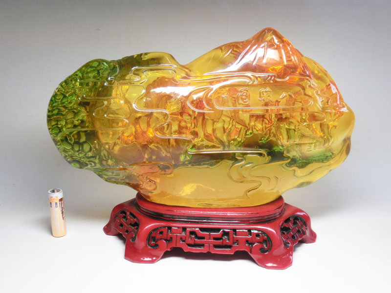 【現品限り】 瑠璃色 八駿雄風 ( 八頭馬 ) (高さ約20.0cm) 樹脂製 ＜風水グッズ・...