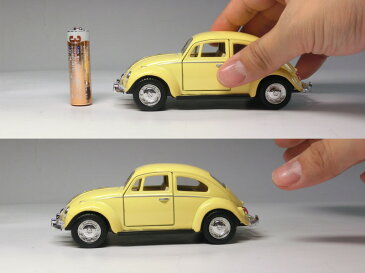 フォルクスワーゲン クラシックビートル(1967) パステルカラー ver. 1/32サイズ【 プルバック式ダイキャストミニカー 世界の名車シリーズ】 Volkswagen Beetle フォルクスワーゲンタイプ 1 VW ミニカー インテリア ビートル プルバックミニカー