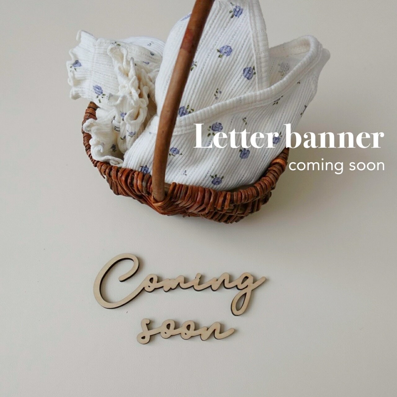 マタニティ coming soon レターバナー マタニティフォト 木製 【coming soonレターバナー】