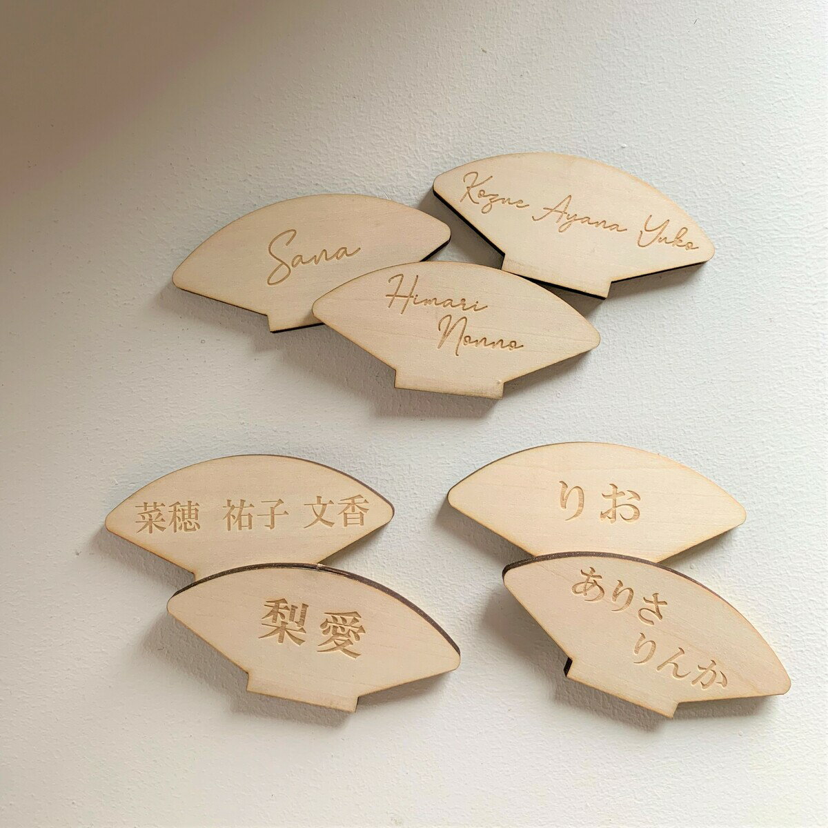 FLATohinasama FLAT tachibina 専用名前札 追加 名前札 木製立ち雛 木製 ...