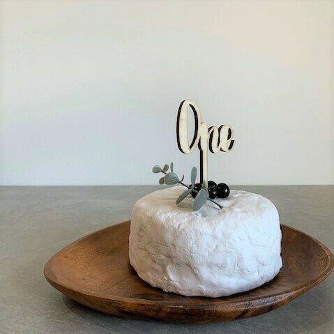 バースデーケーキトッパー one two three 1/2 half 100 祝100日 フォトアイテム バ...