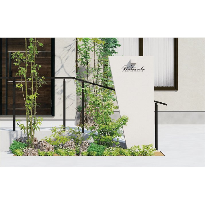 ディーズガーデン ディーズポルタ ルアン ウォールA 機能門袖 ポスト付き