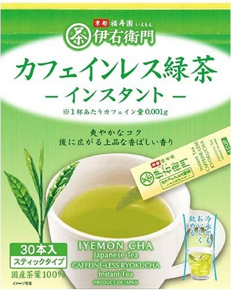 宇治の露 福寿園伊右衛門カフェインレス緑茶 0.8g×20 まとめ買い(×6)|4901046781372(tc)(011907)