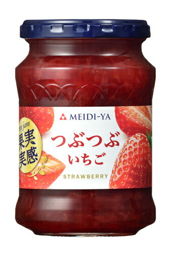 明治屋 果実実感 つぶつぶいちごジャム 320g まとめ買い(×12)|4902701926039(tc)(012956)