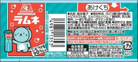 スーパーフジの通販 FUJI netshopの森永製菓 ラムネ 29g まとめ買い(×20)|0000049811353(tc)(415138)｜アングル2