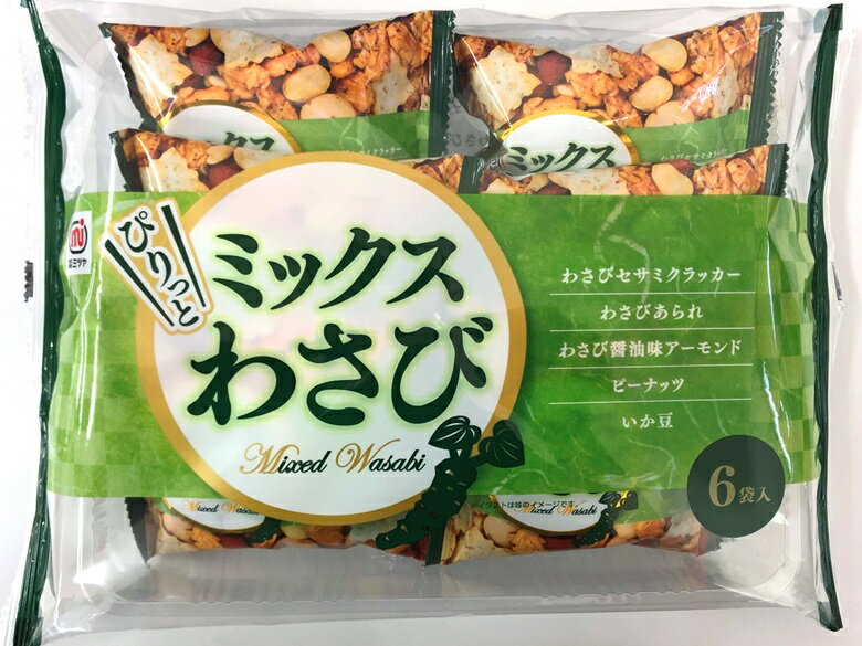ミツヤ ミックスわさび6P 102g まとめ買い(×10)|4902483040152(tc)(049840)
