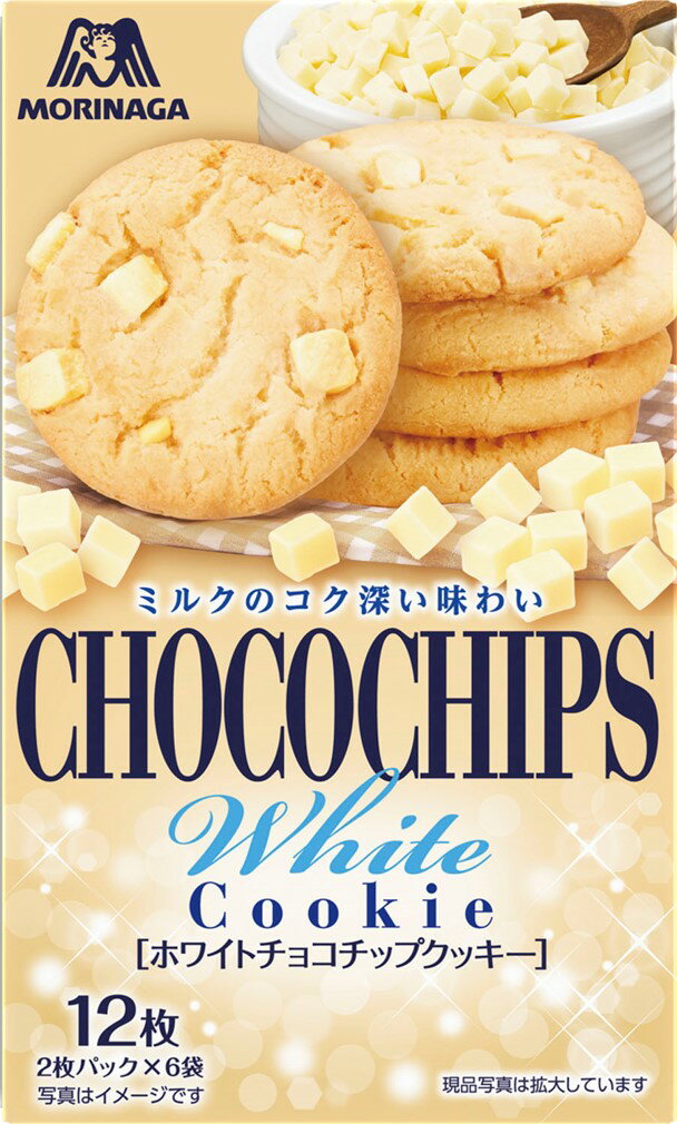 森永製菓 ホワイトチョコチップクッキー 12枚入 まとめ買い(×5)|4902888256103(tc)(415138)