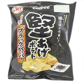 カルビー 堅あげポテトブラックペッパー 65g まとめ買い(×12)|4901330920524(dc)(049840)